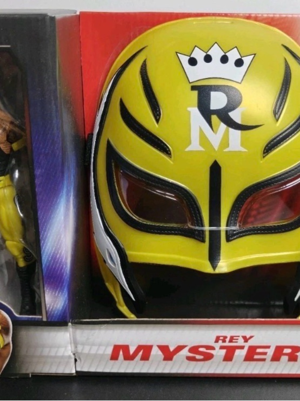 WWE Rey Mysterio Yellow & Black Lucha Mask